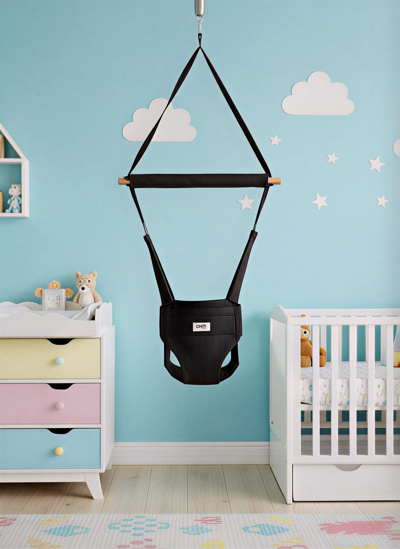 CKM Baby Hoppala Bebek Salıncağı - Ana Kucağı Hissi Veren Sallanan ZıpZıp