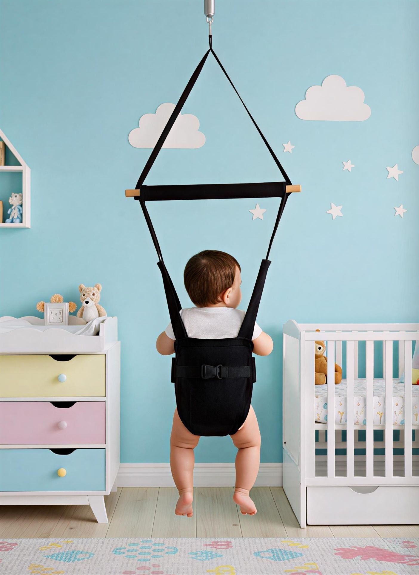 CKM Baby Hoppala Bebek Salıncağı - Ana Kucağı Hissi Veren Sallanan ZıpZıp