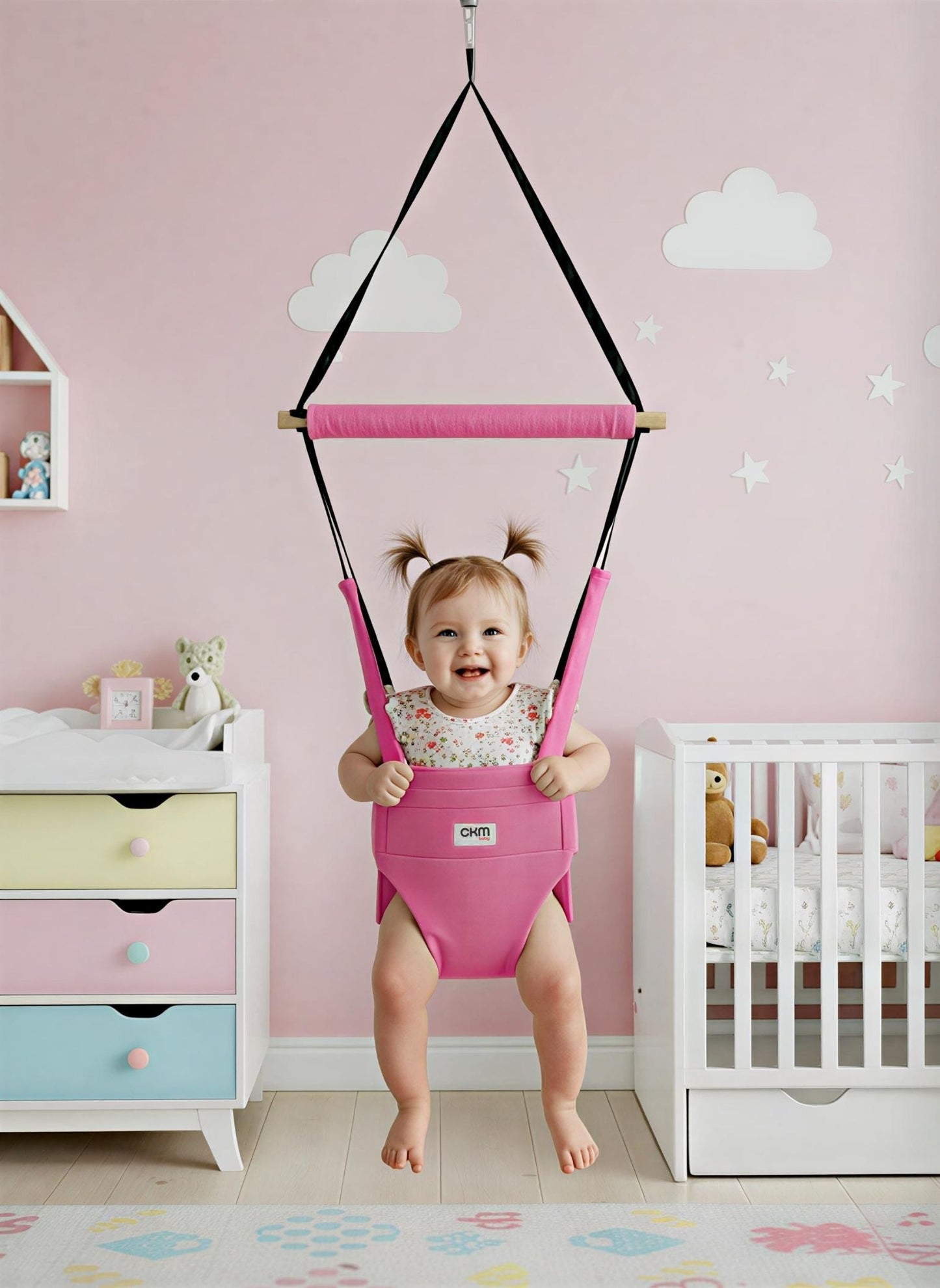 CKM Baby Hoppala Bebek Salıncağı - Ana Kucağı Hissi Veren Sallanan ZıpZıp