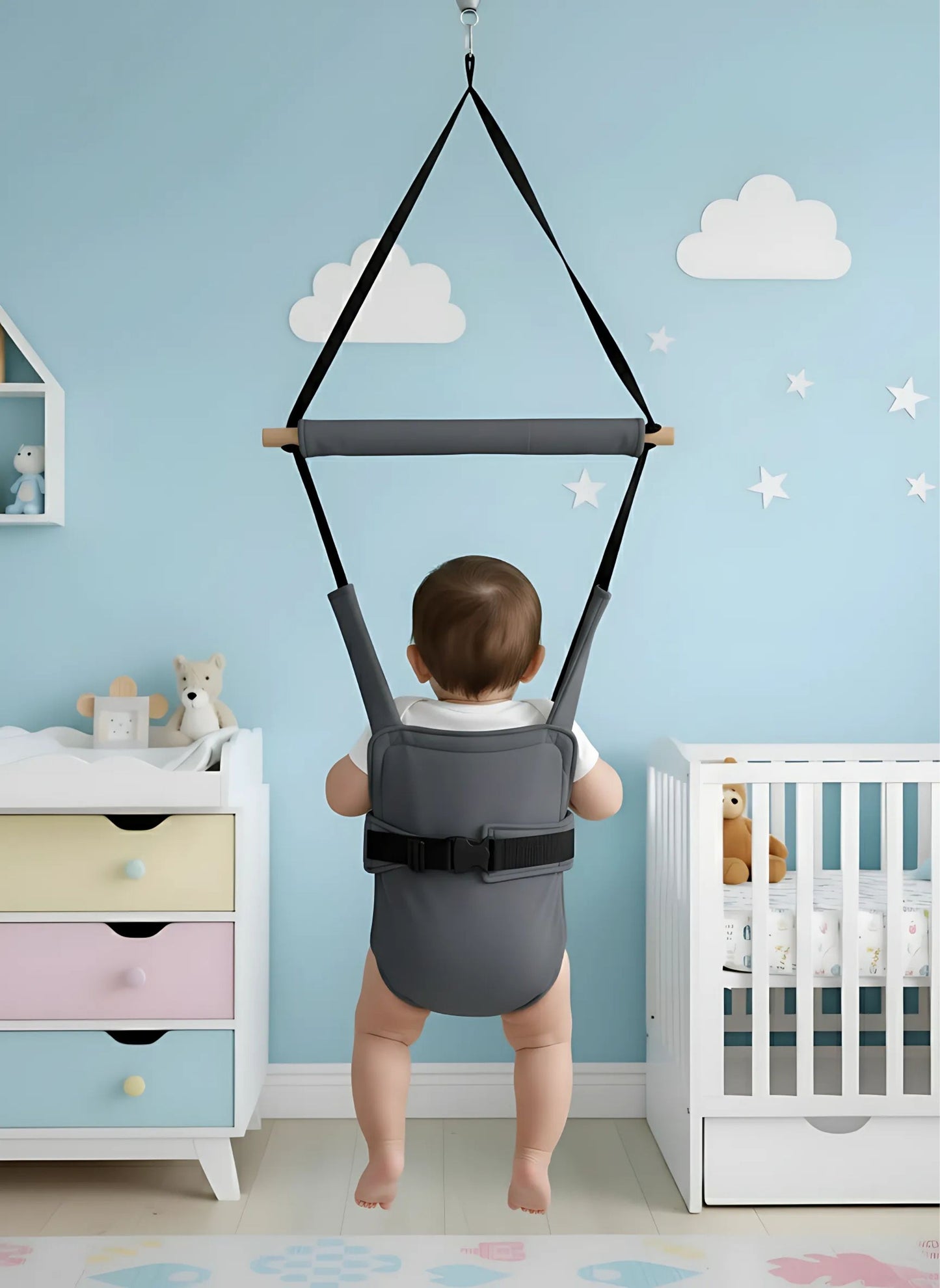 CKM Baby Hoppala Bebek Salıncağı - Ana Kucağı Hissi Veren Sallanan ZıpZıp