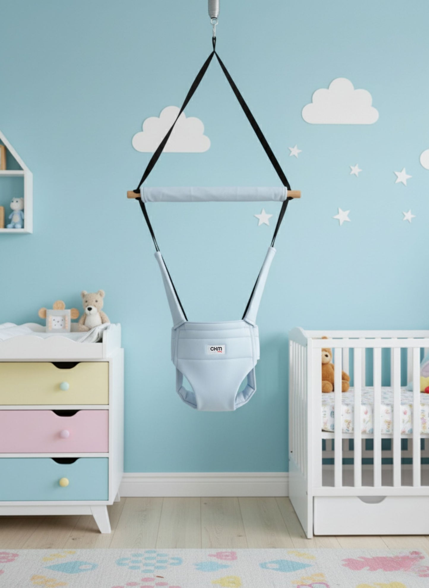CKM Baby Hoppala Bebek Salıncağı - Ana Kucağı Hissi Veren Sallanan ZıpZıp